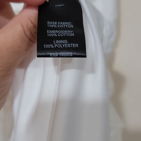 Off the shoulder white embroidered dress - Picture 5 of 7